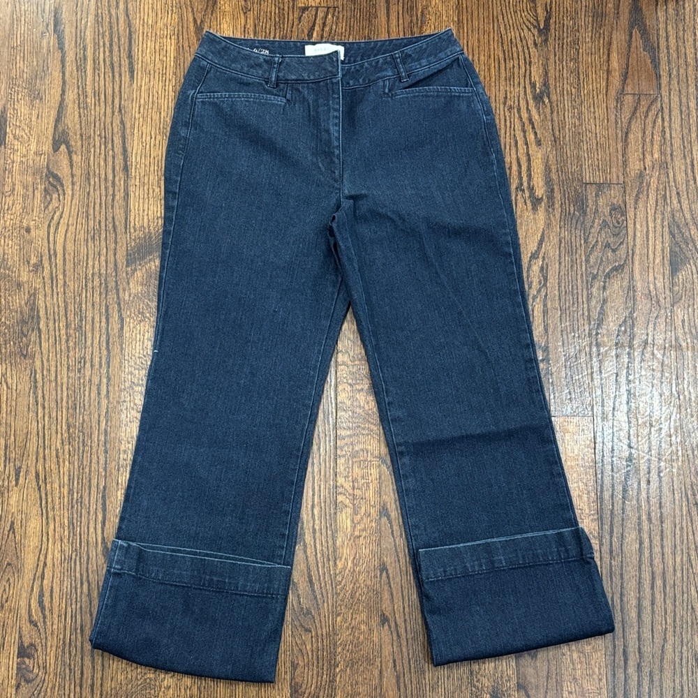 Talbots heritage bootcut dark Blue Jeans size 6